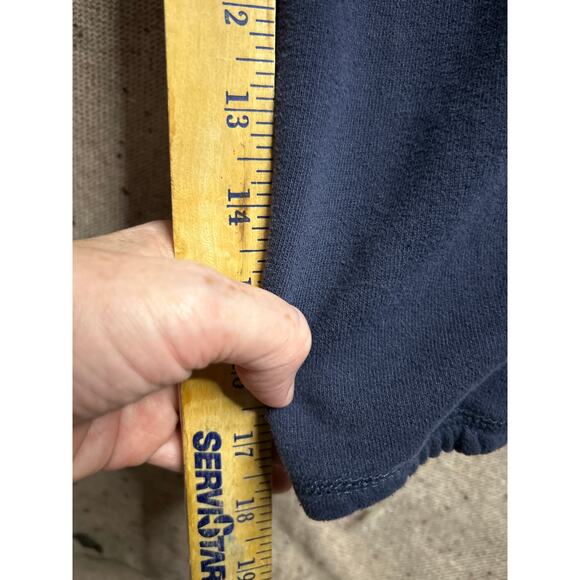 Girls Abercrombie & Fitch Navy Sweatpants Small | Pink Moose Logo Joggers - Picture 4 of 6